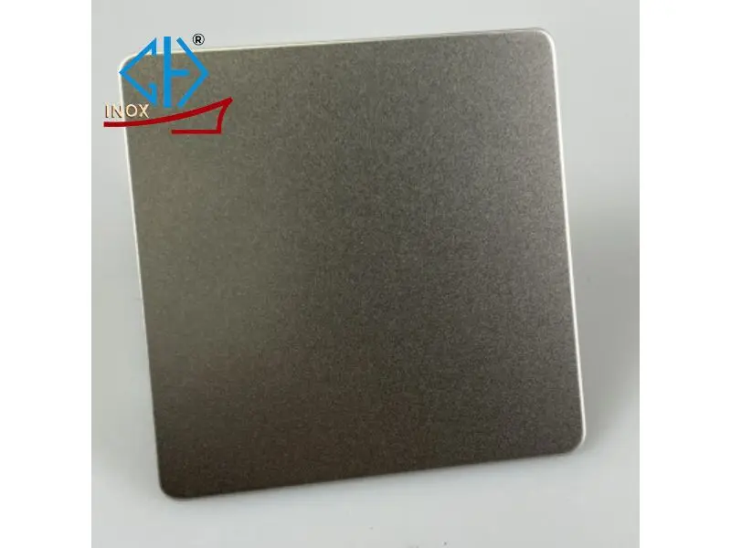 tấm inox vân cát bạc