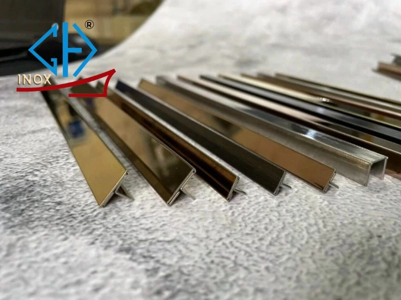 nẹp inox trang trí chữ t