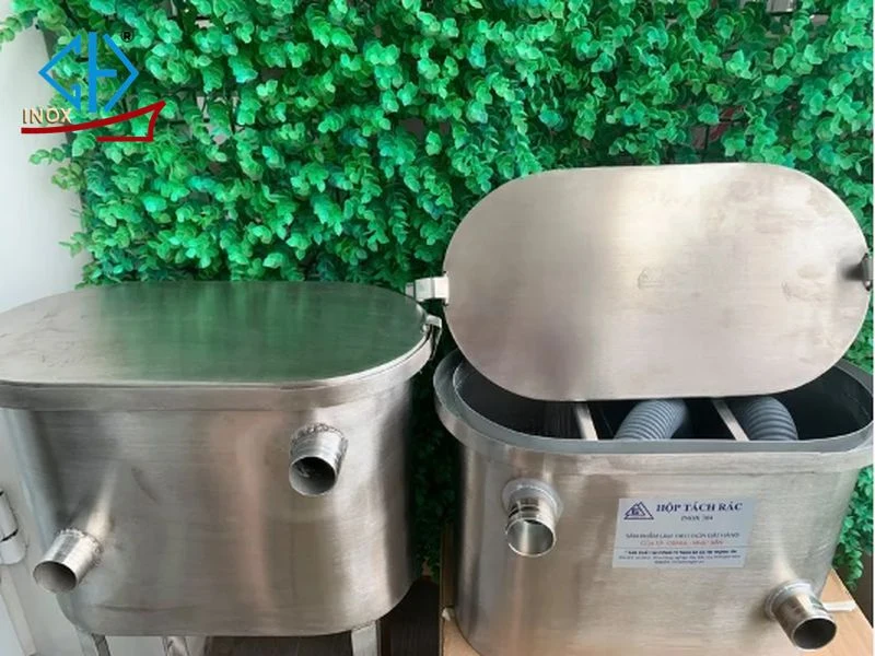 bể tách mỡ cho quán cà phê