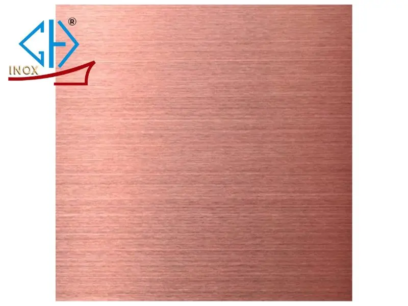 Báo giá inox hồng xước 