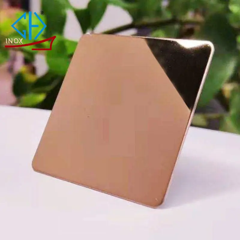 Những ưu điểm của tấm inox gương titan