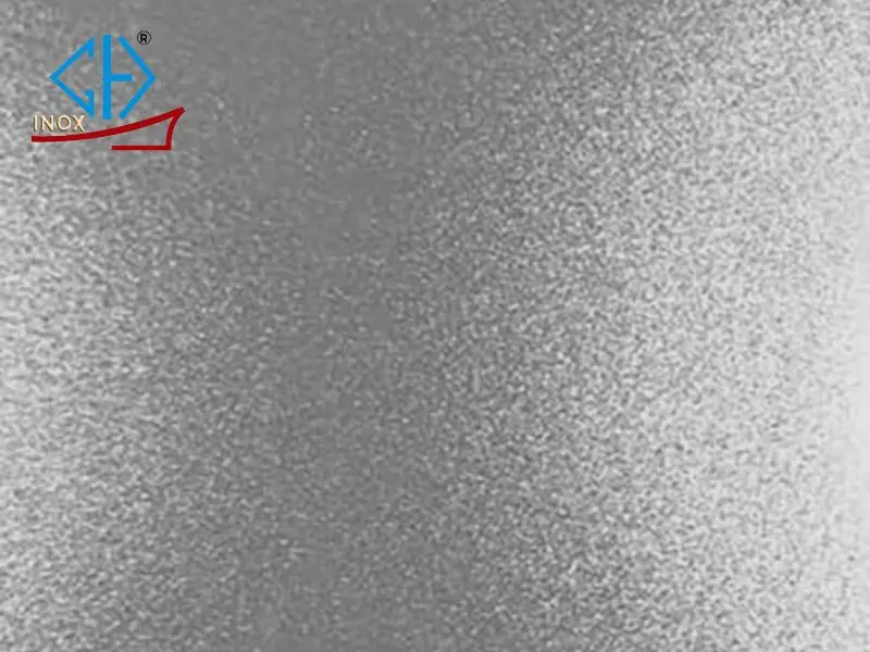 tấm inox vân cát bạc