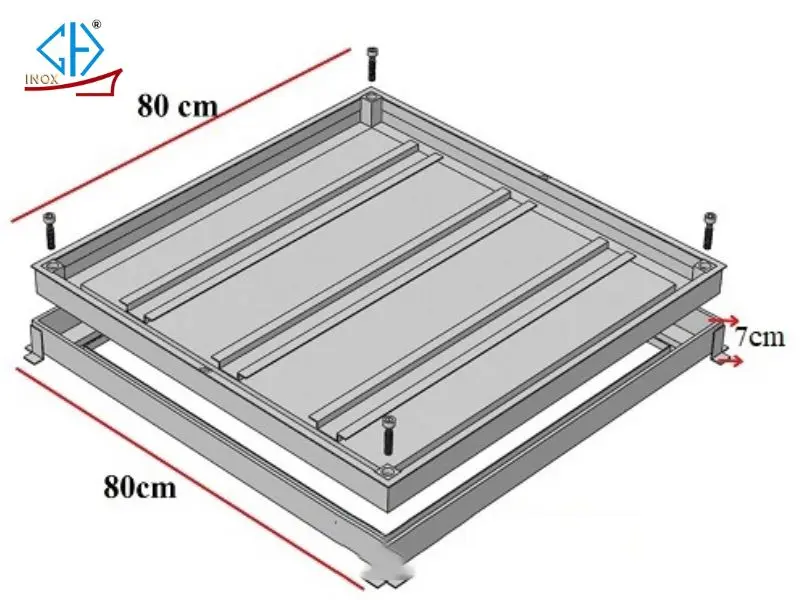 cách làm nắp bể nước ngầm