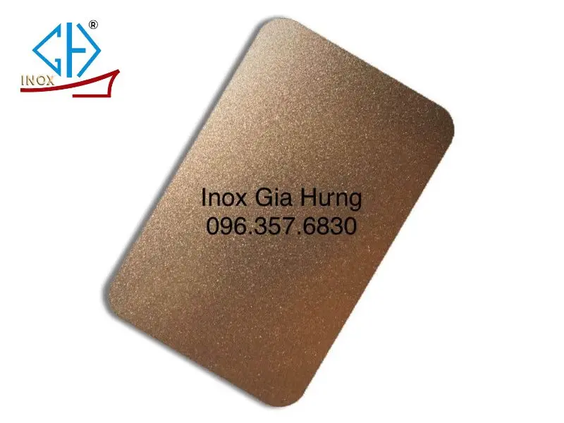 tấm inox vân cát