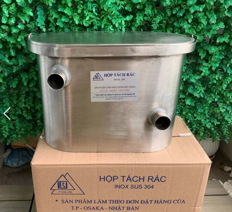 bể tách dầu mỡ inox 304