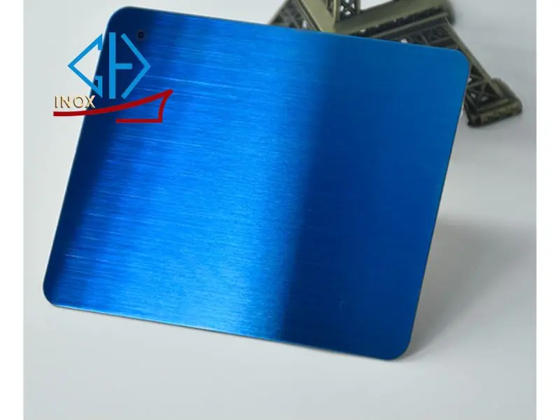 inox xước xanh