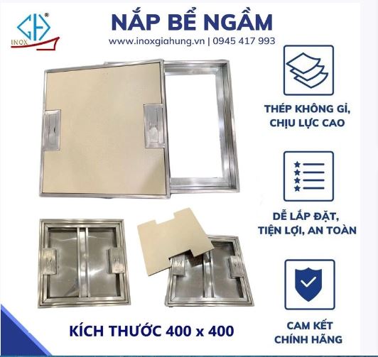 nắp bể ngầm inox