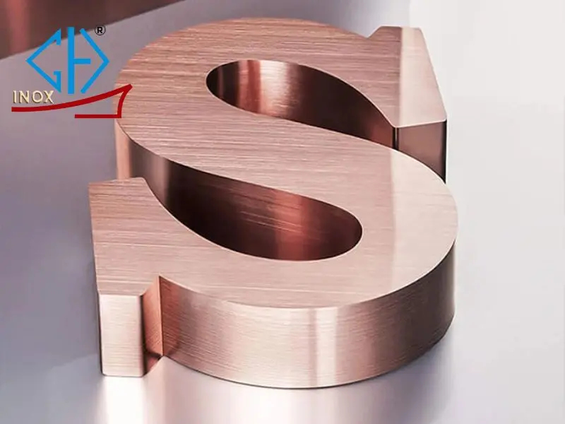 inox hồng xước