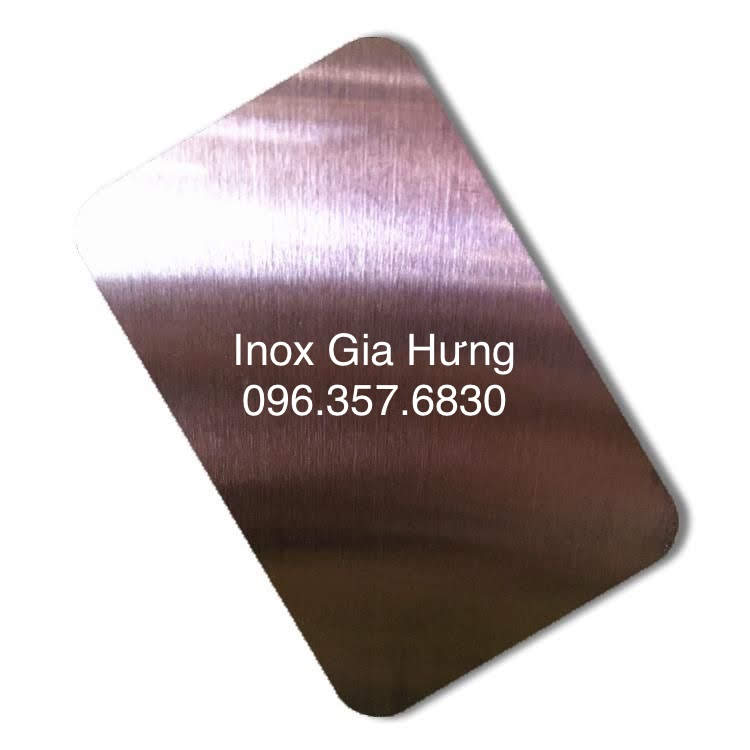 Tấm Inox Xước Hồng