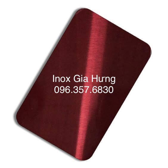 Tấm Inox Xước Đỏ