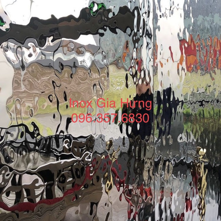 Tấm Inox Sóng Nước Trắng
