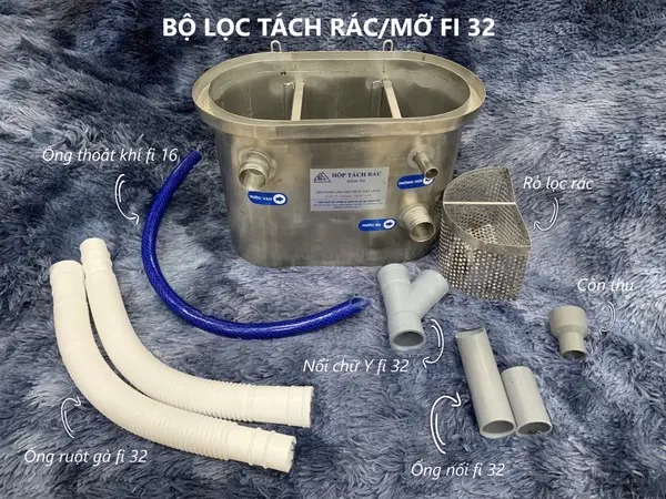 Bể Tách Mỡ Oval Phi 32