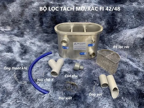 Bể Tách Mỡ Oval Phi 48