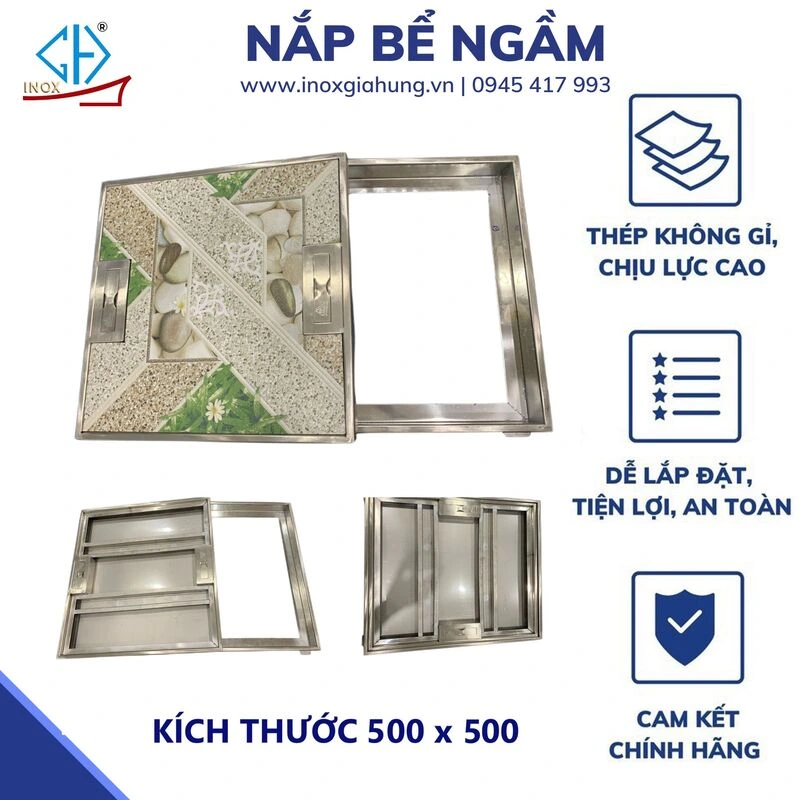 Nắp Bể Ngầm 500x500
