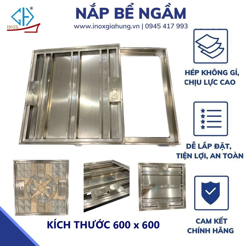 Nắp Bể Ngầm 600x600