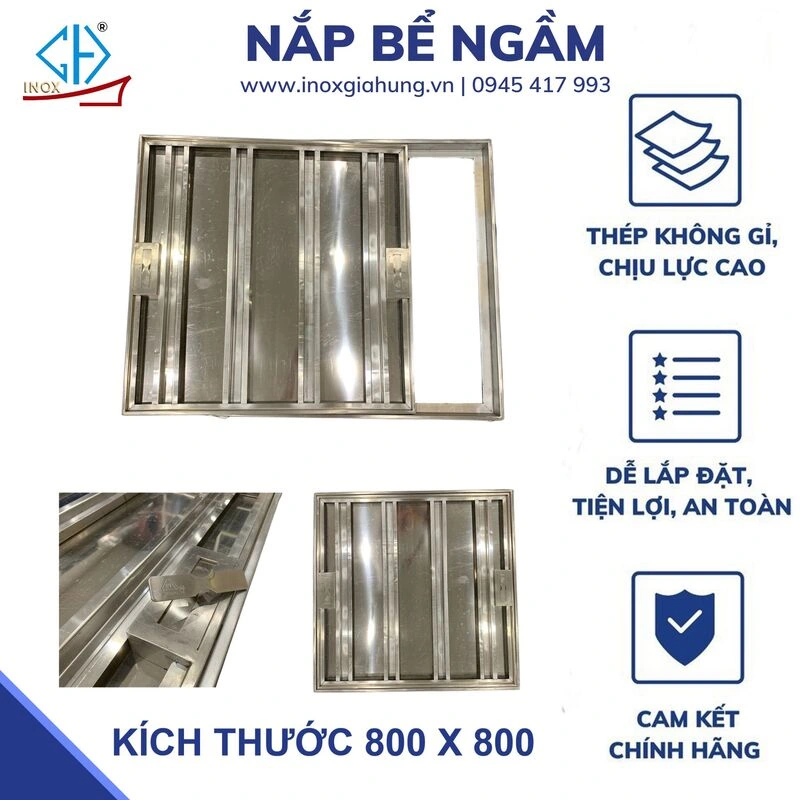 Nắp Bể Ngầm 800x800