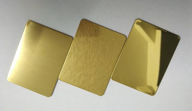 tấm inox trang trí màu vàng