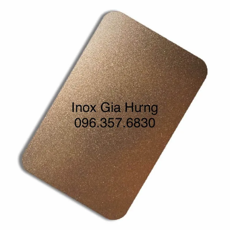 tấm inox trang trí vân cát