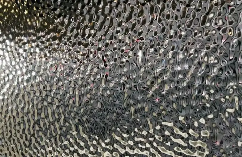 inox 3d sóng nước