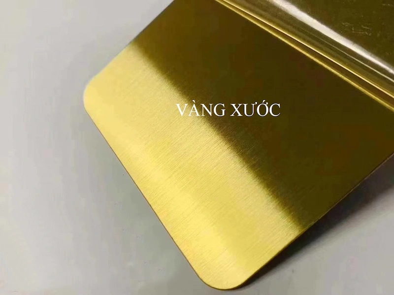 ưu điểm inox vàng xước