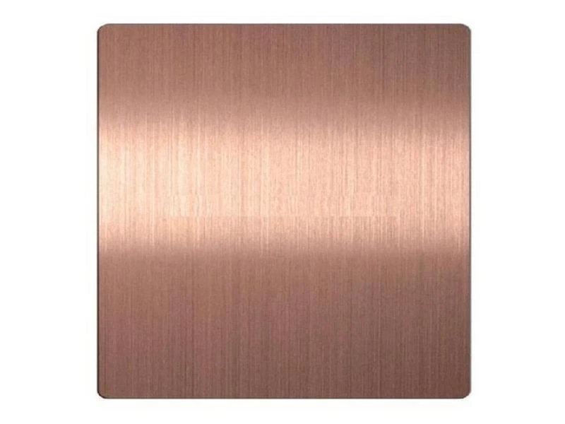 đặc điểm inox vàng hồng xước