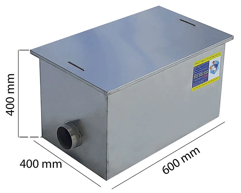 bể tách dầu mỡ 2 ngăn