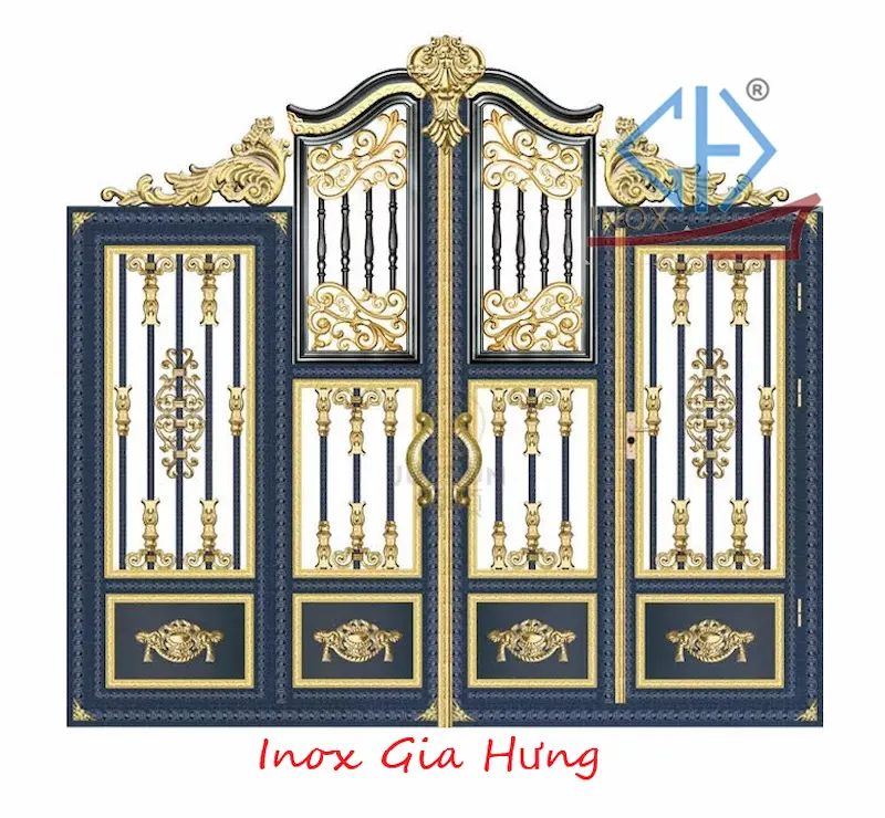 cửa cổng inox