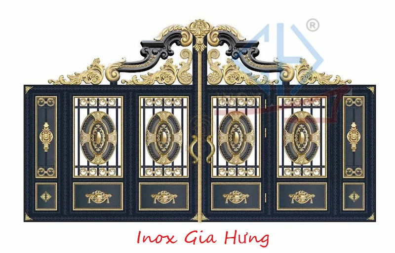 cửa cổng inox đẹp