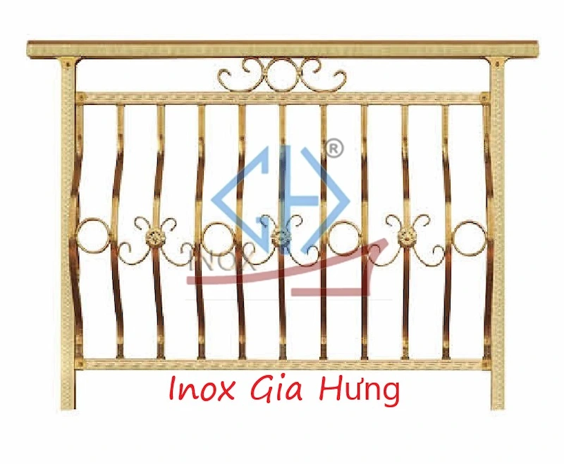 mẫu lan can inox đẹp