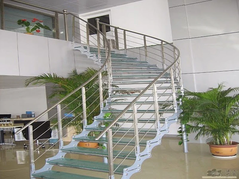 mẫu cầu thang inox đẹp nhất