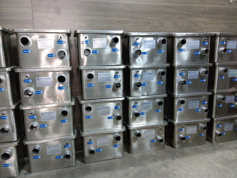 lợi ích bẫy mỡ inox âm sàn