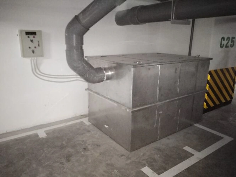 bẫy mỡ inox công nghiệp