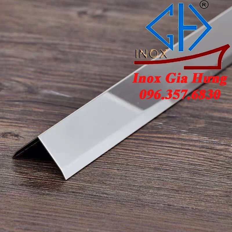 nẹp inox trang trí chữ v