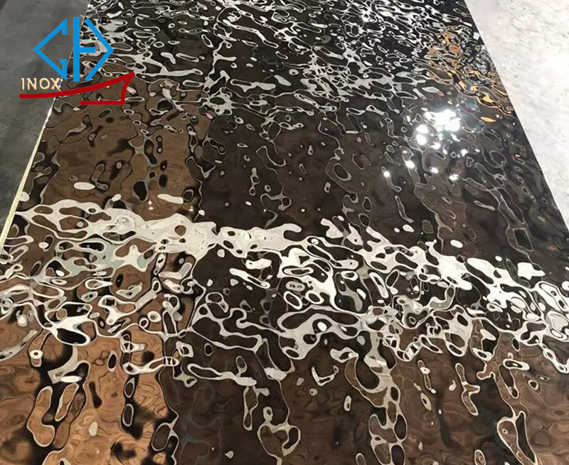 giá inox sóng nước trắng