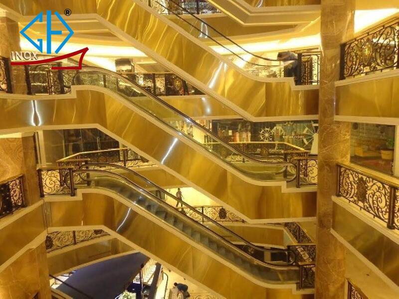 inox mạ vàng gương