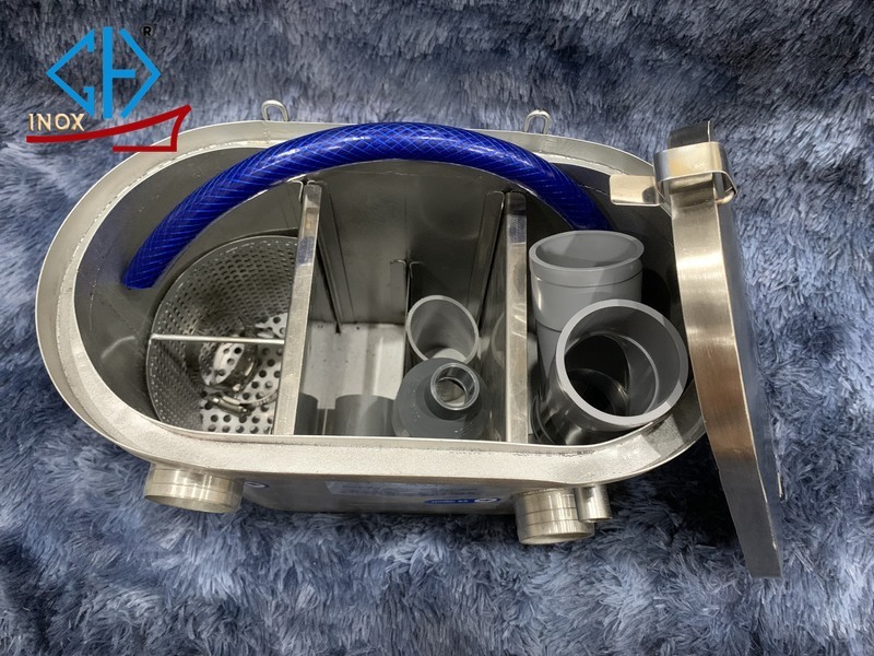 bể tách mỡ inox