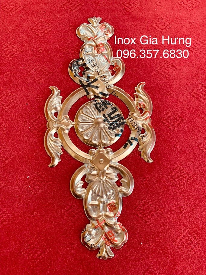 Hoa Văn Hoa Trang Trí Mặt Đồng Hồ - Vàng