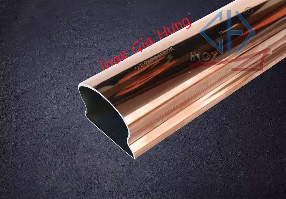 Ống hộp hoa văn inox / màu - 09