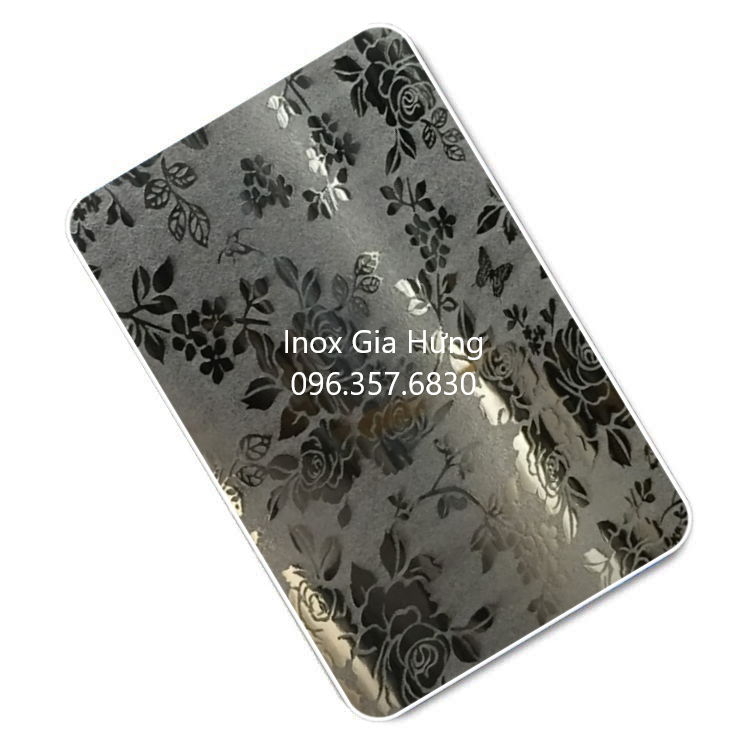 Tấm inox hoa văn trắng - 19