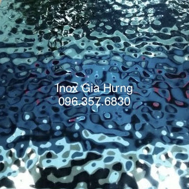 Tấm Inox Sóng Nước Xanh