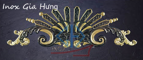 Vai cổng inox - HV đuôi công vàng đen
